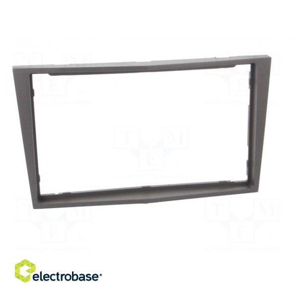 Radio frame | Opel | 2 DIN | dark grey,grey (dark) image 9