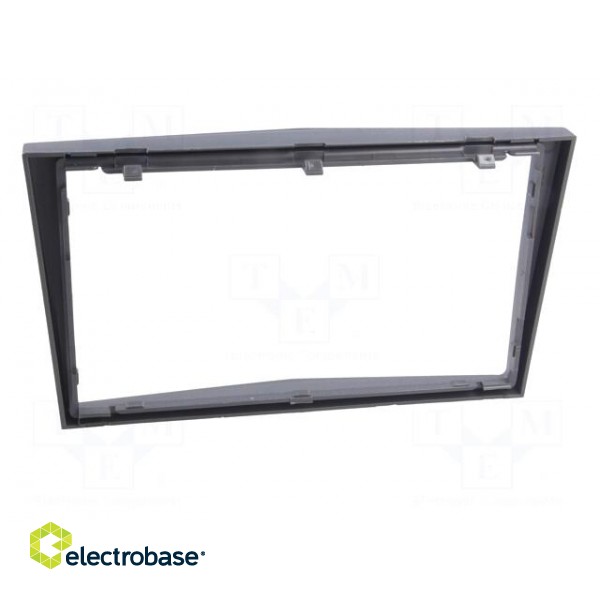 Radio mounting frame | Opel | 2 DIN | silver image 5