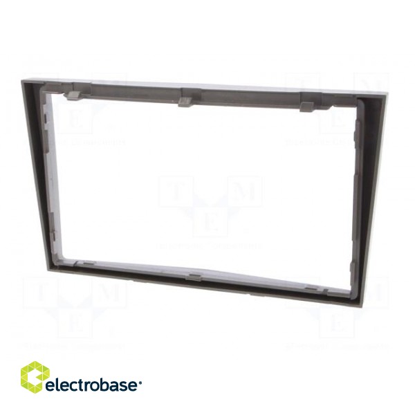 Radio frame | Opel | 2 DIN | silver image 6