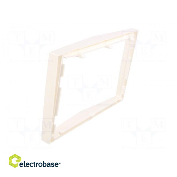 Radio mounting frame | Opel | 2 DIN | white (pearl) фото 4