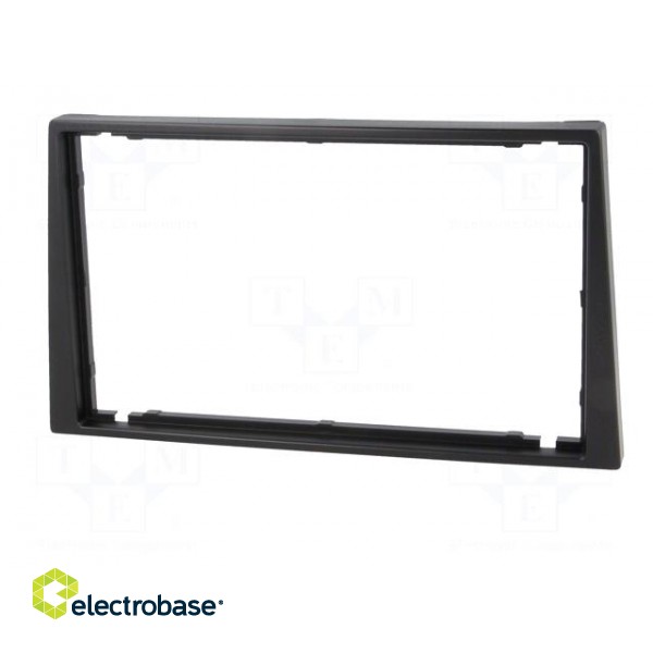 Radio mounting frame | Opel,Renault,Suzuki | 2 DIN | black image 2