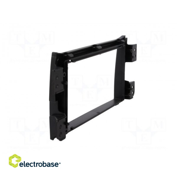 Radio mounting frame | Opel,Suzuki | 2 DIN | black image 4