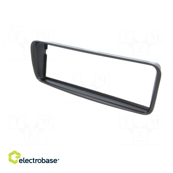 Radio mounting frame | Peugeot | 1 DIN | black image 2