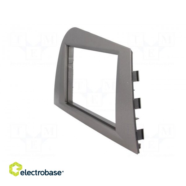 Radio mounting frame | Seat | 2 DIN | anthracite image 3