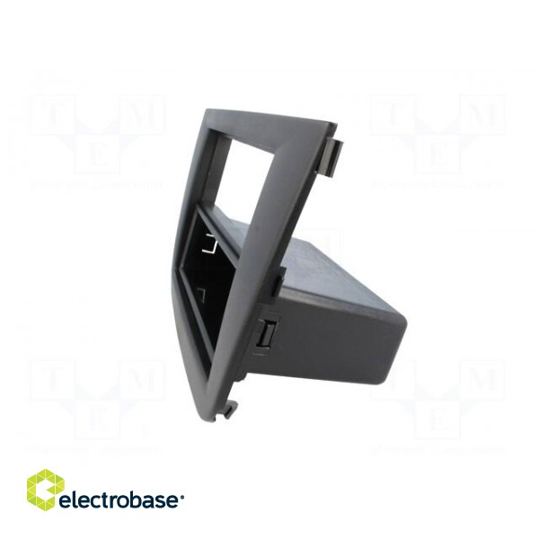 Radio mounting frame | Seat | 2 ISO | black фото 3