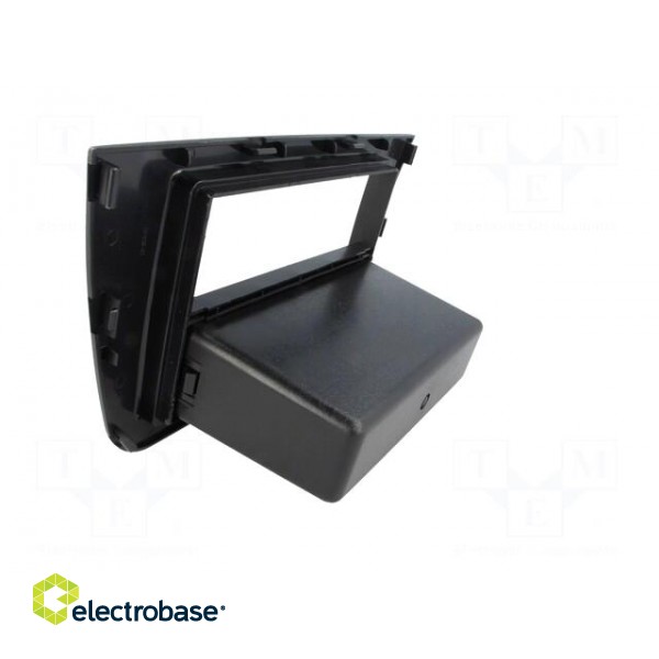 Radio mounting frame | Seat | 2 ISO | black фото 4