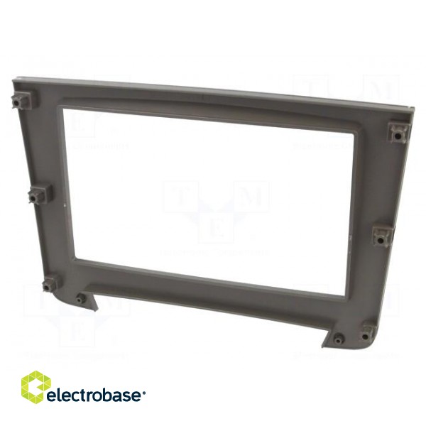 Radio frame | SsangYong | 2 DIN | silver image 2