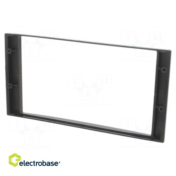 Radio frame | Subaru | 2 DIN | black gloss image 2