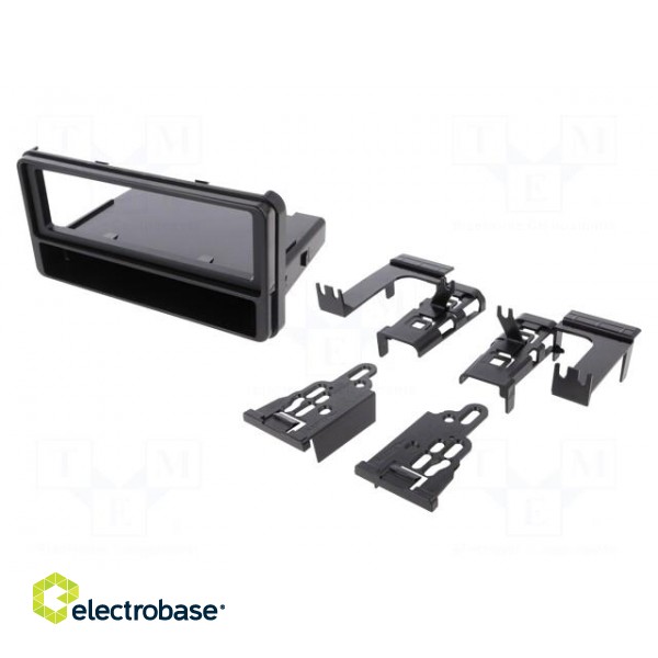 Radio mounting frame | Toyota | 1 DIN | black фото 1