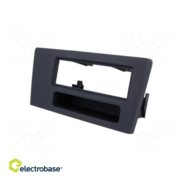 Radio mounting frame | Volvo | 1 DIN | black image 2