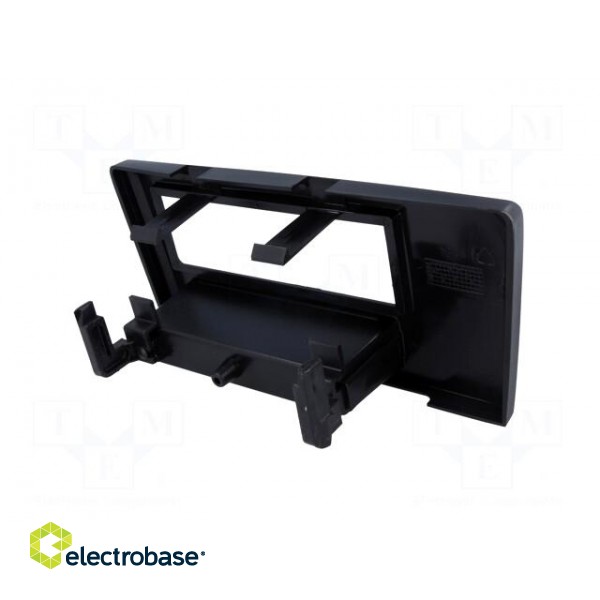 Radio mounting frame | Volvo | 1 DIN | black image 6