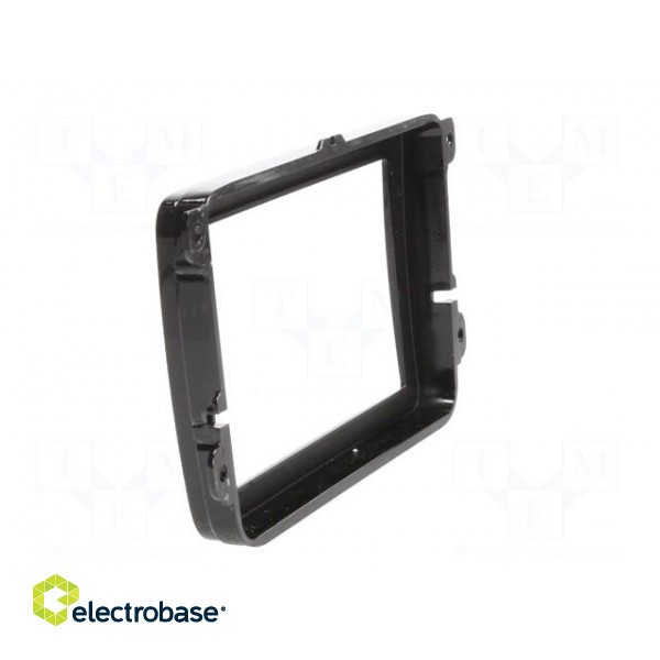 Radio mounting frame | VW | 2 DIN | black gloss image 4