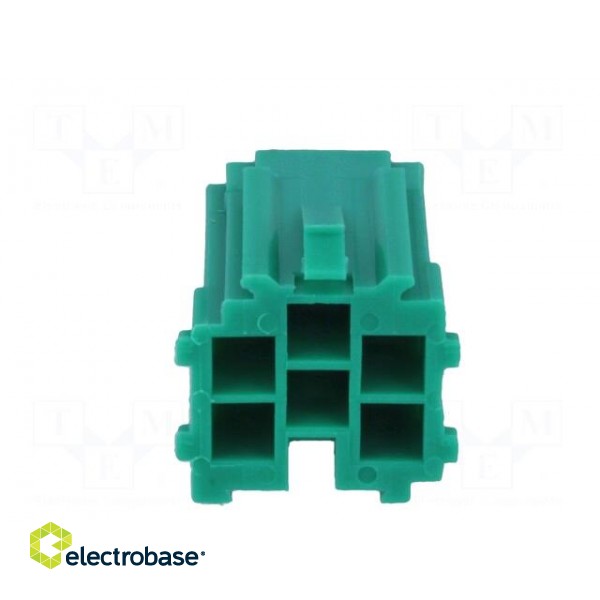Connector housing | plug | Mini ISO | PIN: 6 | green image 5
