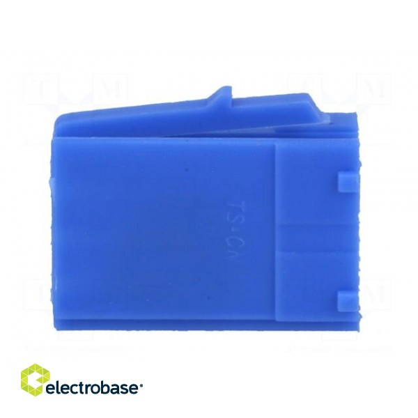 Connector housing | plug | Mini ISO | PIN: 8 | blue | Works with: 331444 image 3