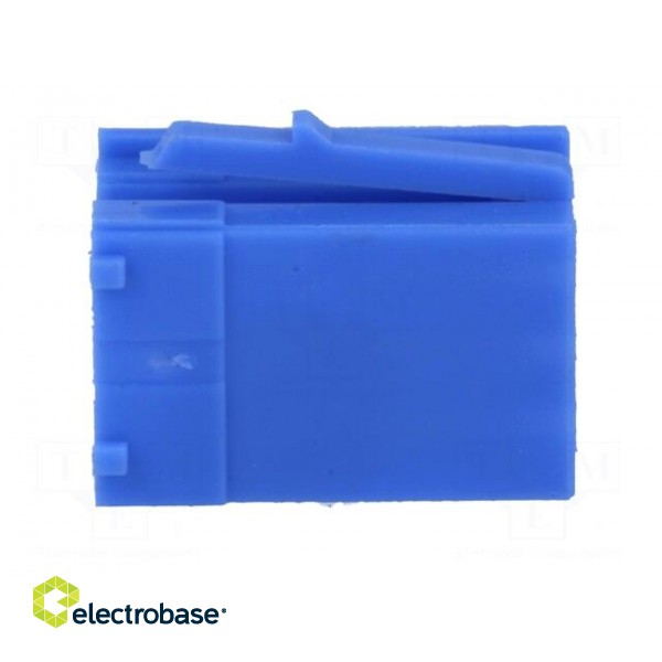 Connector housing | plug | Mini ISO | PIN: 8 | blue | Works with: 331444 фото 7