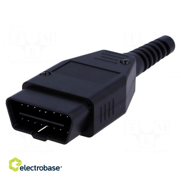 Connector housing | plug | OBD | PIN: 16 image 1