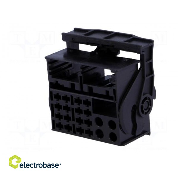 Connector housing | plug | Quadlock | PIN: 16 | Works with: 341432 image 2