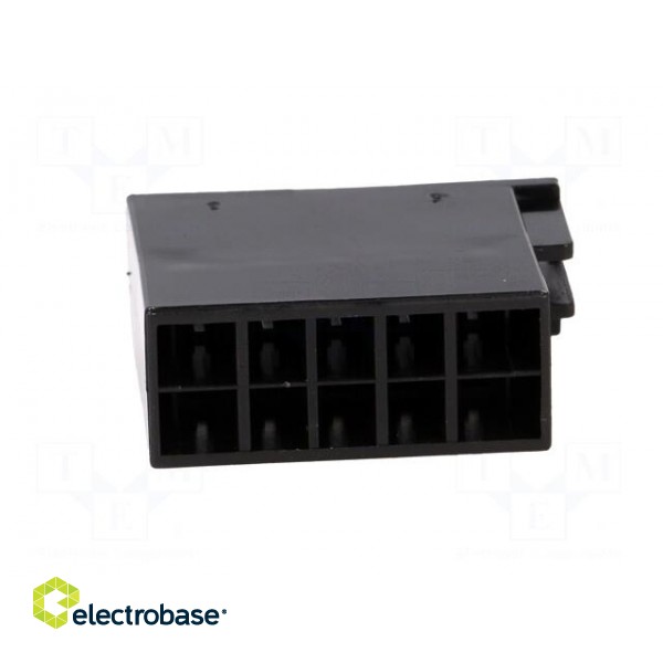 Connector housing | socket | ISO | PIN: 10 | Works with: 342800 image 5