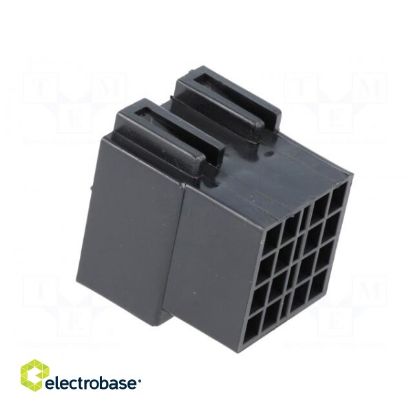 Connector housing | socket | ISO | PIN: 16 | Works with: 342800 image 4