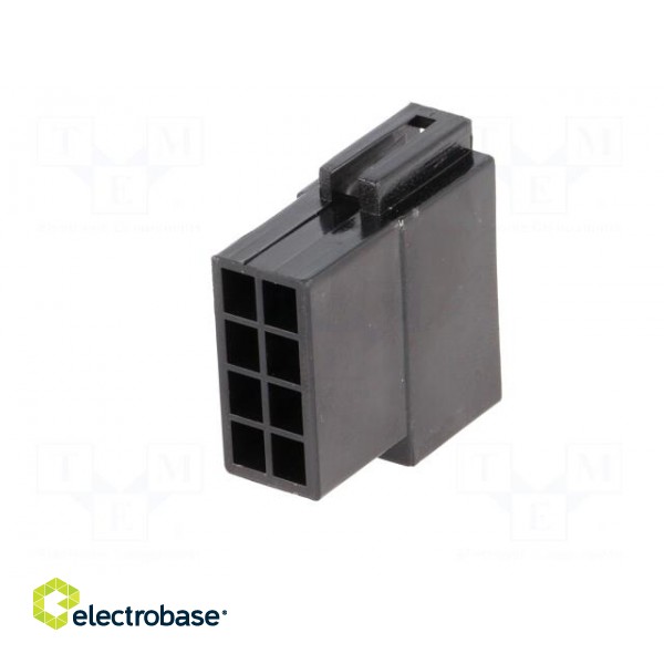 Connector housing | socket | ISO | PIN: 8 | Works with: 342800 image 2