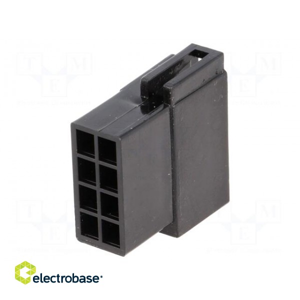 Connector housing | socket | ISO | PIN: 8 | Works with: 342800 paveikslėlis 1