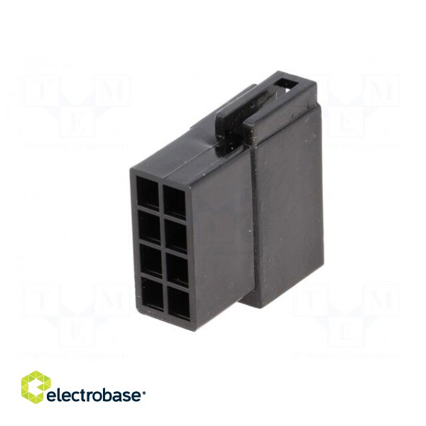 Connector housing | socket | ISO | PIN: 8 | Works with: 342800 image 2