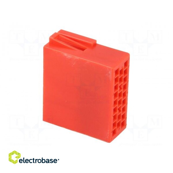 Connector housing | socket | Mini ISO | PIN: 20 | Works with: 331441-1 paveikslėlis 4