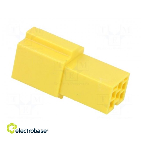 Connector housing | socket | Mini ISO | PIN: 6 | 6 pins image 4