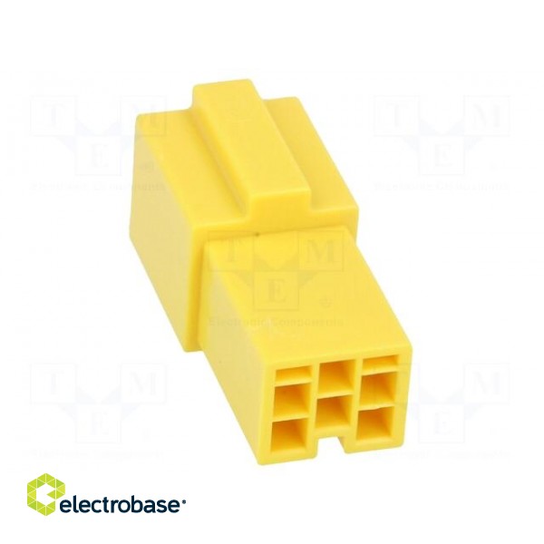 Connector housing | socket | Mini ISO | PIN: 6 | 6 pins paveikslėlis 5