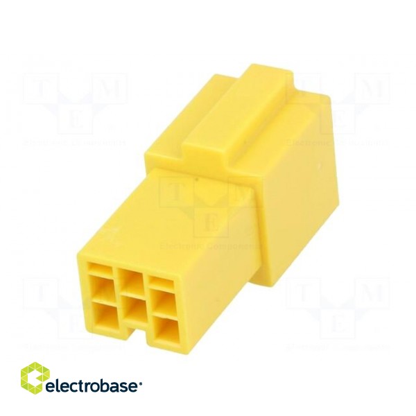 Connector housing | socket | Mini ISO | PIN: 6 | 6 pins фото 6