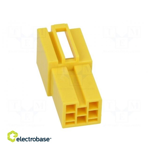 Connector housing | socket | Mini ISO | PIN: 6 | Works with: 331441-1 image 4