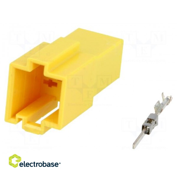 Connector housing | socket | Mini ISO | PIN: 6 | 6 pins paveikslėlis 1