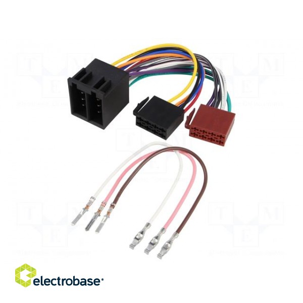 Adapter | ISO socket x2,ISO plug x2 | PIN: 32(5+8+5+8) paveikslėlis 1