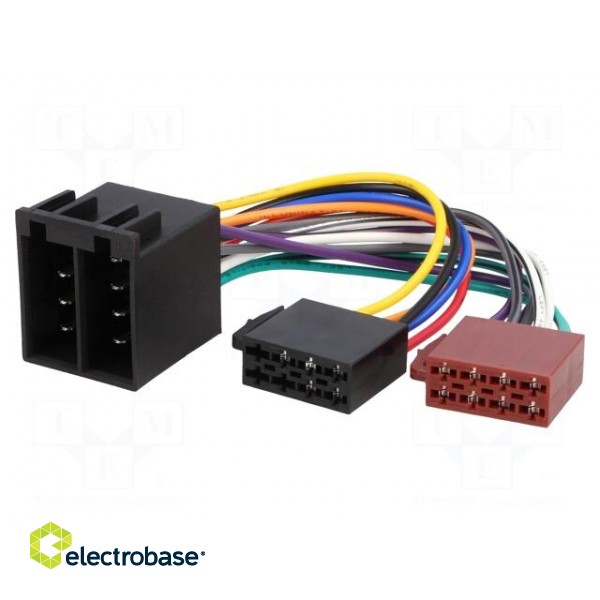 Adapter | ISO socket x2,ISO plug x2 | PIN: 32(5+8+5+8) paveikslėlis 3