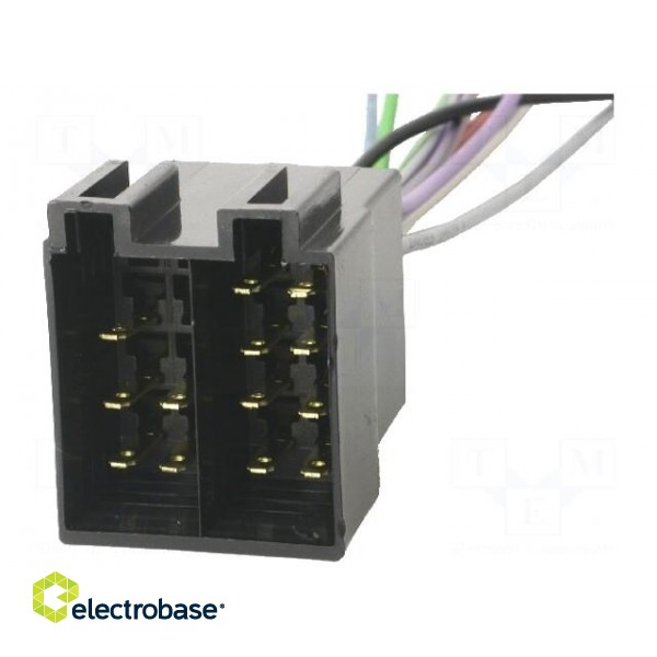 ISO socket,wires | PIN: 13(5+8) | combined