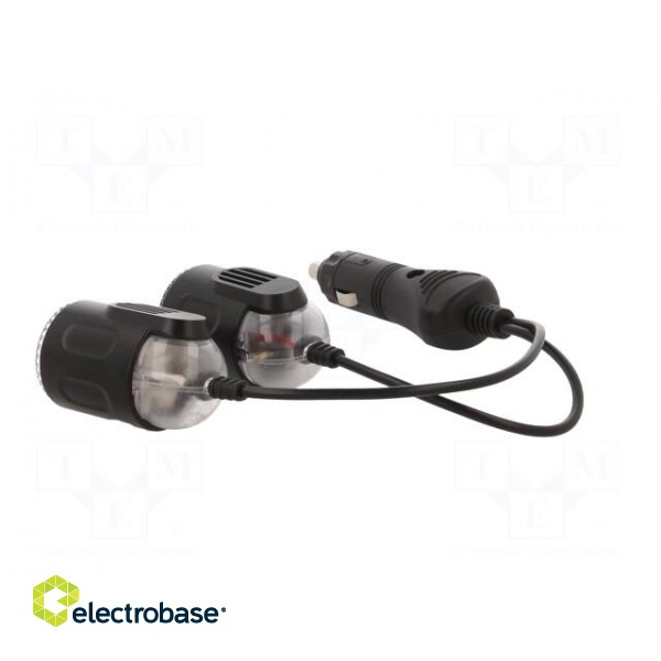 Automotive power supply | USB A socket,car lighter socket x1 paveikslėlis 4