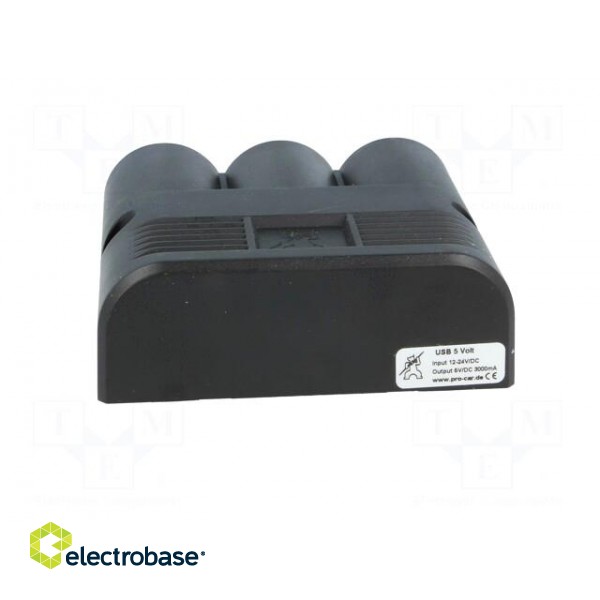 Automotive power supply | USB A socket,car lighter socket x2 image 6