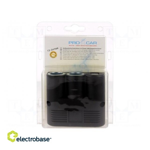 Car lighter socket | car lighter socket x2,USB A socket x2 image 2