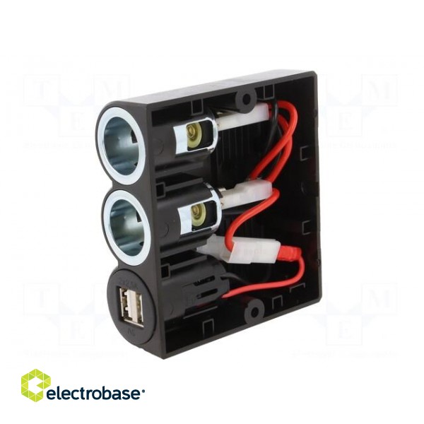Car lighter socket | car lighter socket x2,USB A socket x2 image 3