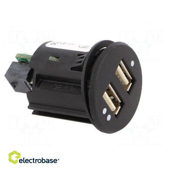 USB power supply | Sup.volt: 12÷24VDC | 5V/2.1A | USB A socket x2 image 8