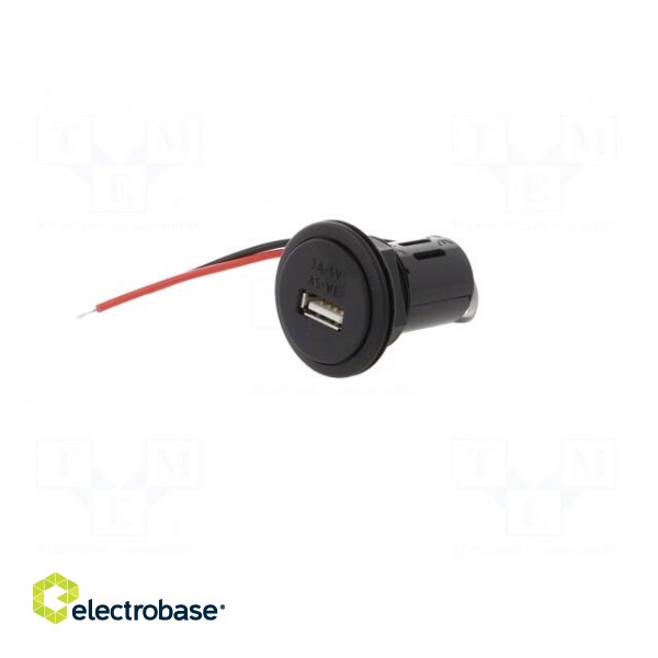 Automotive power supply | USB A socket | 3A | Sup.volt: 12÷24VDC paveikslėlis 3