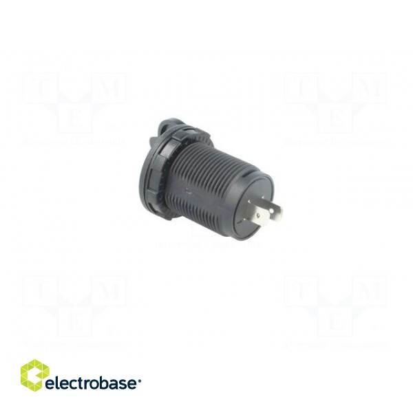 USB power supply | USB A socket | Sup.volt: 12÷24VDC | 5V/2.1A image 4