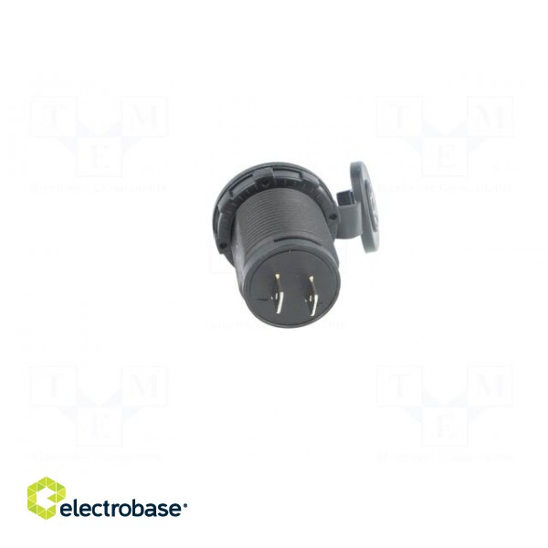 USB power supply | USB A socket | Sup.volt: 12÷24VDC | 5V/2.1A image 5