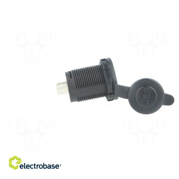 USB power supply | USB A socket | Sup.volt: 12÷24VDC | 5V/2.1A image 7