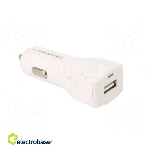 Automotive power supply | USB A socket | Sup.volt: 12÷24VDC | white paveikslėlis 8