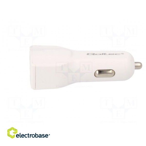 Automotive power supply | USB A socket | Sup.volt: 12÷24VDC | white paveikslėlis 3