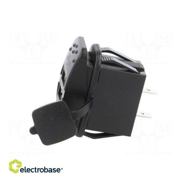 Automotive power supply | USB A socket x2 | Sup.volt: 12÷24VDC paveikslėlis 3