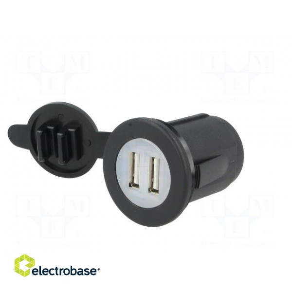 Automotive power supply | USB A socket x2 | Sup.volt: 12÷24VDC image 2