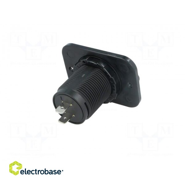 USB power supply | USB A socket x2 | Sup.volt: 12÷24VDC | 5V/2.1A paveikslėlis 6