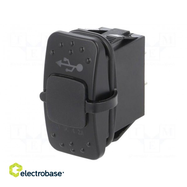 Automotive power supply | USB A socket x2 | Sup.volt: 12÷24VDC paveikslėlis 1